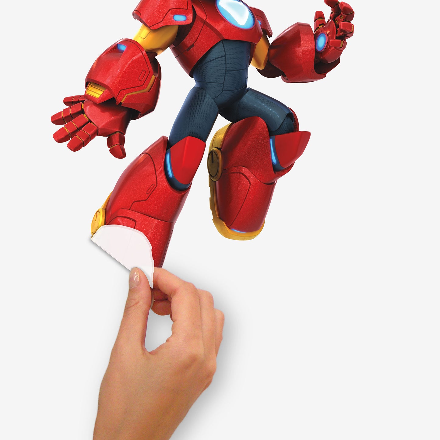 York Wallcoverings RoomMates Iron Man and His Awesome Friends Wall Decals Graphics Kids Red  Current Peel & Stick - RMDM5575