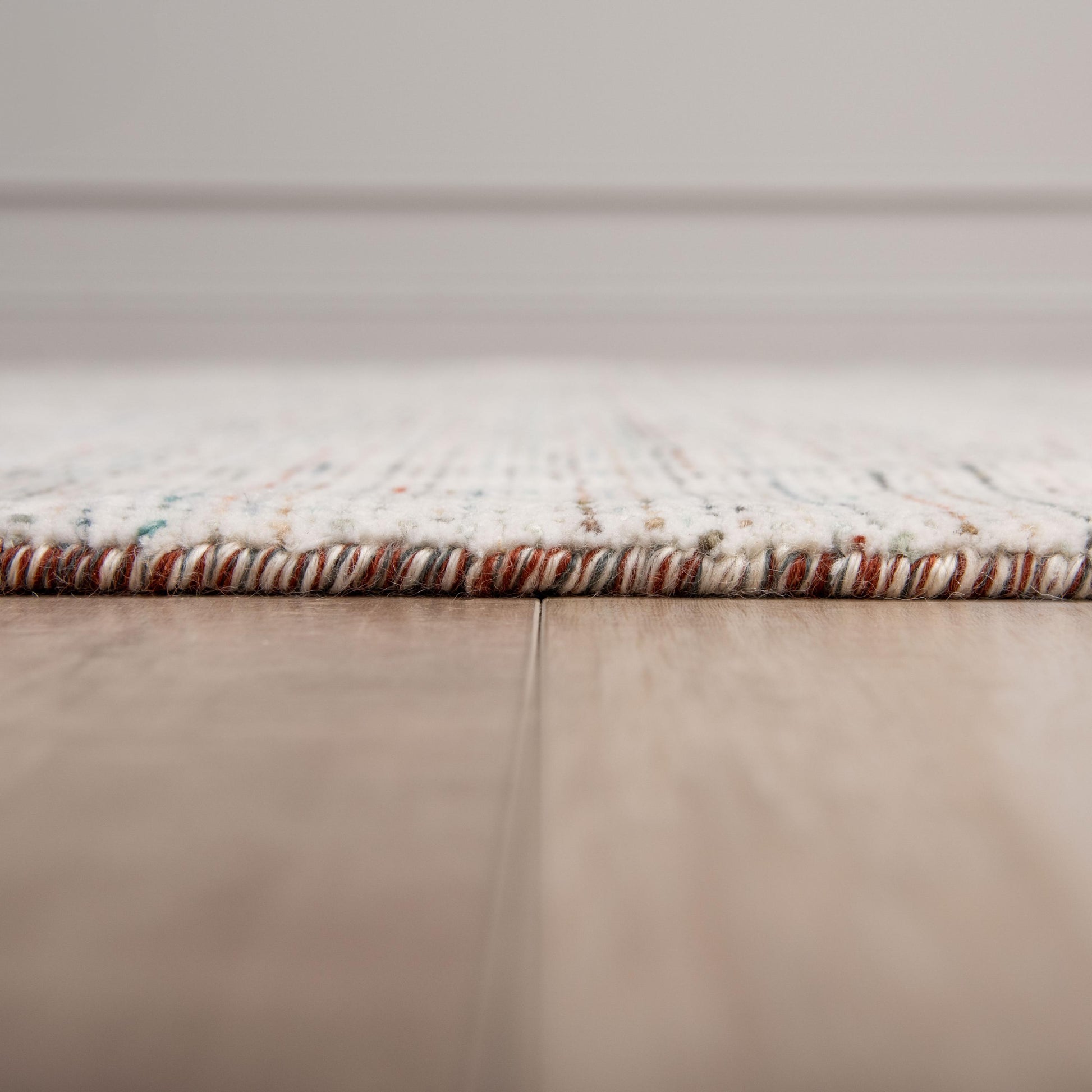 Transitional rug, 10' x 14'.