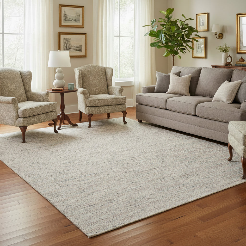 Rumi rug, transitional style, 9' x 12'.