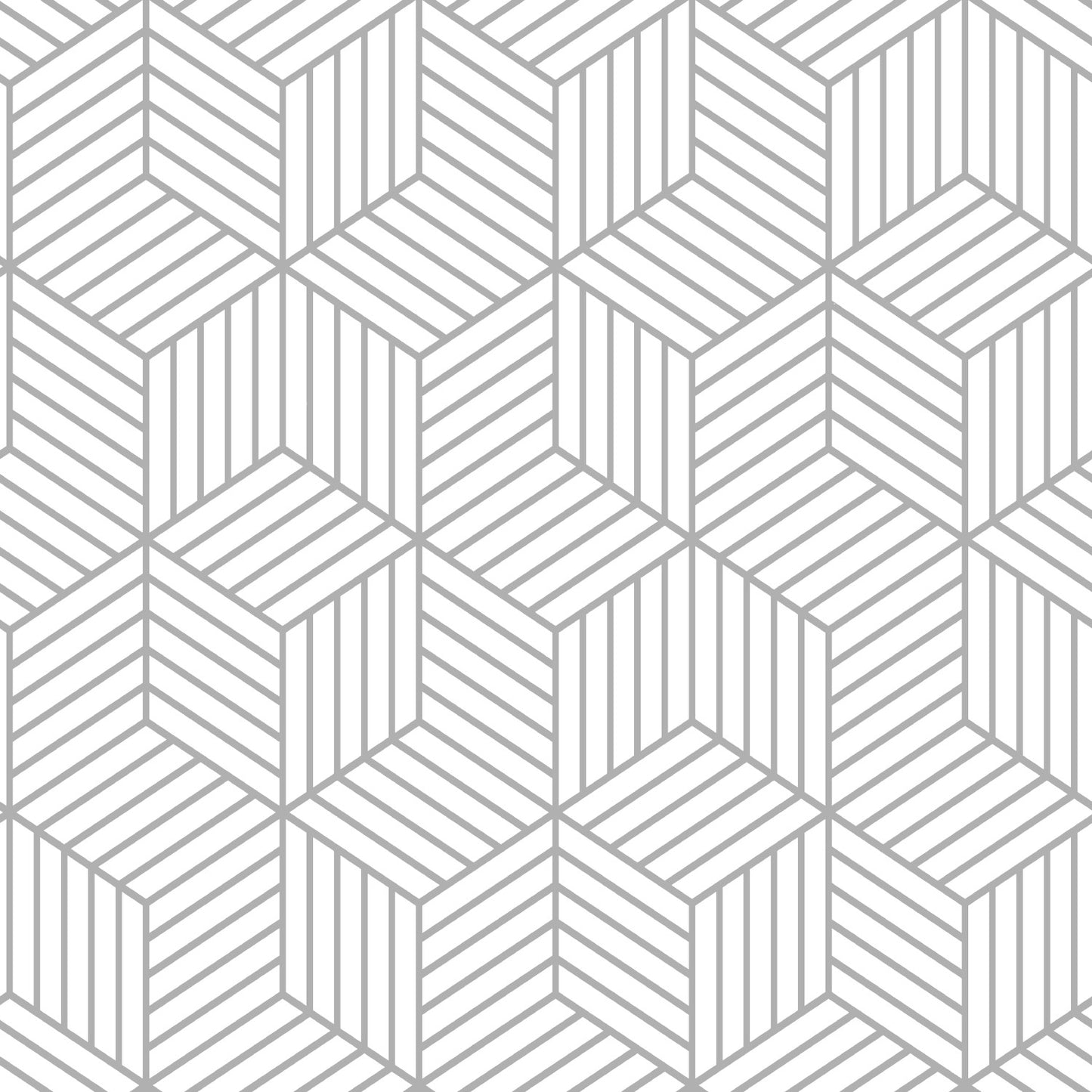 York Wallcoverings RoomMates Stripped Hexagon Grey Peel and Stick Wallpaper Modern Global Greys  Wallpaper - RMK10705WP
