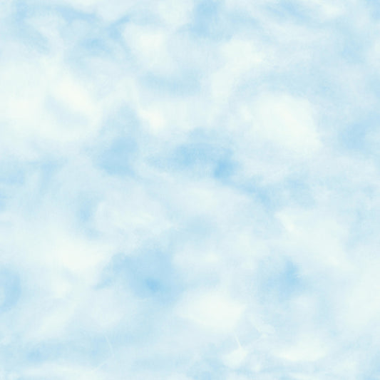 York Wallcoverings RoomMates Cloud Teal Peel and Stick Wallpaper Whimsical Nature Blues  Wallpaper - RMK10708WP