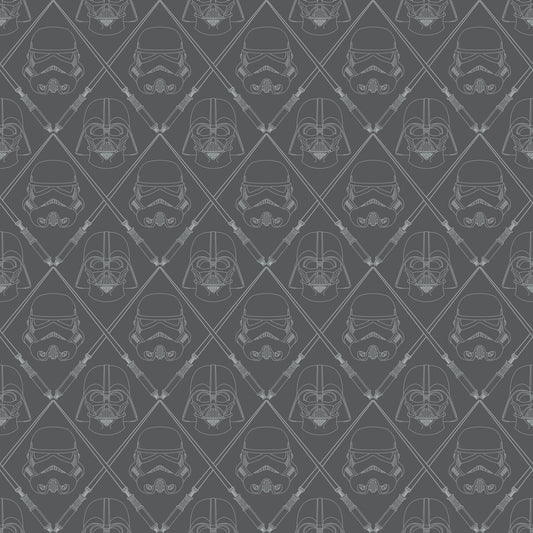 York Wallcoverings RoomMates Star Wars The Dark Side Black Peel and Stick Wallpaper Whimsical Licensed Blacks  Wallpaper - RMK11063WP