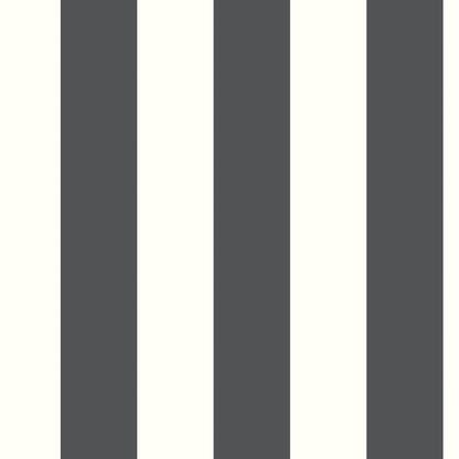 York Wallcoverings RoomMates Awning Stripe Black Peel and Stick Wallpaper Traditional Global Blacks  Wallpaper - RMK11082WP