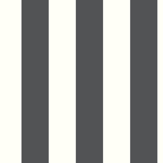 York Wallcoverings RoomMates Awning Stripe Black Peel and Stick Wallpaper Traditional Global Blacks  Wallpaper - RMK11082WP