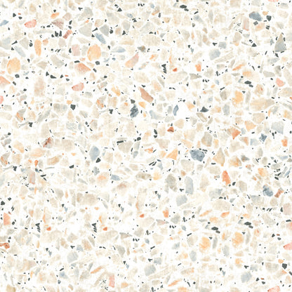 York Wallcoverings RoomMates Terrazzo Tan Peel and Stick Wallpaper Traditional Abstract Neutrals  Wallpaper - RMK11277WP