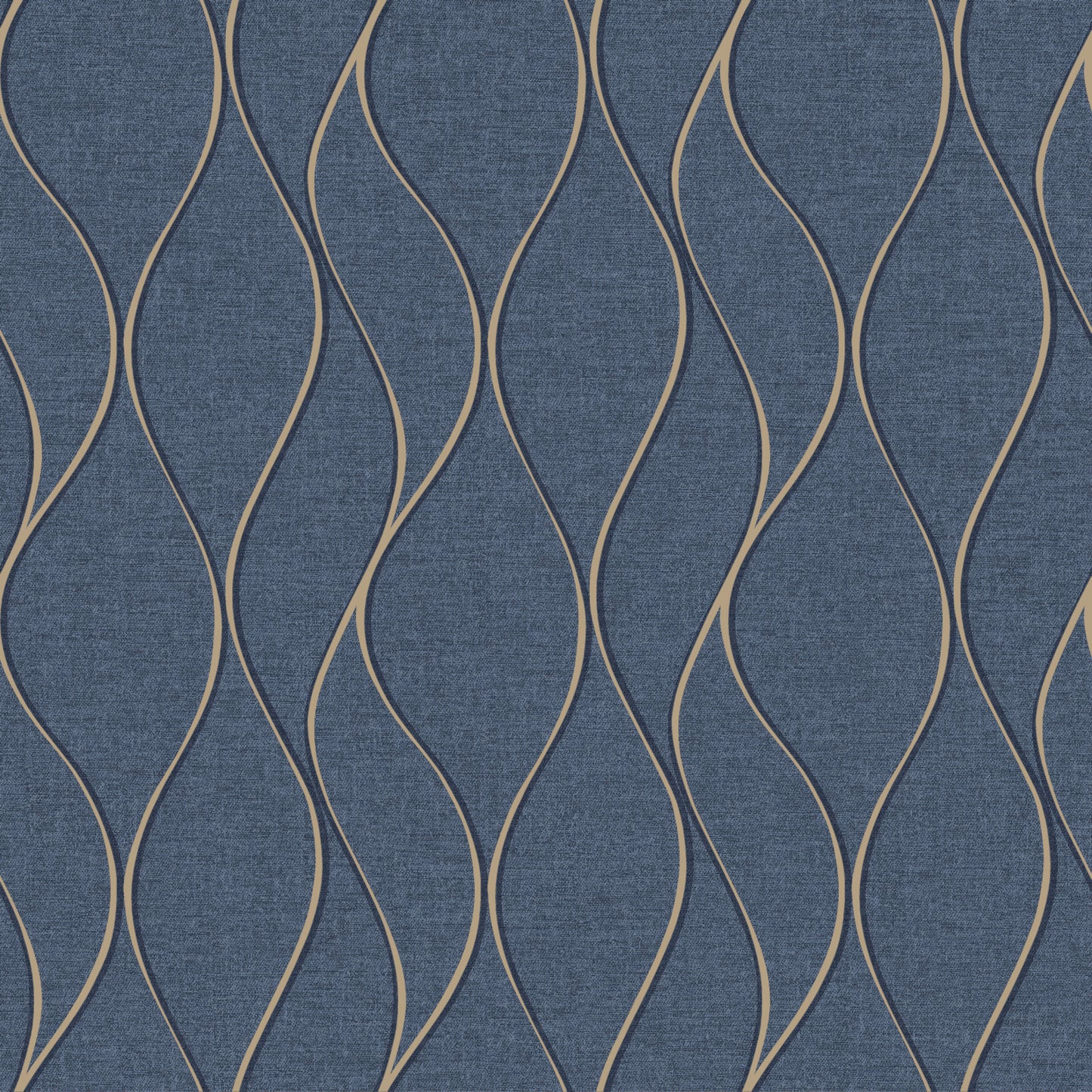 York Wallcoverings RoomMates Wave Ogee Blue Peel and Stick Wallpaper Glam Global Blues  Wallpaper - RMK11293WP