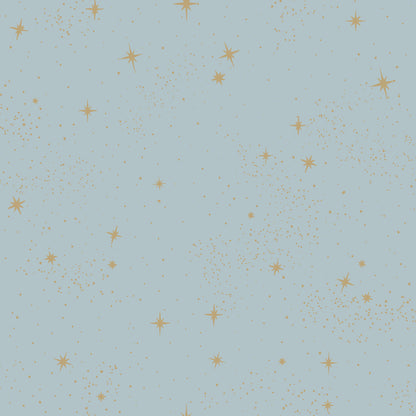 York Wallcoverings RoomMates Upon A Star Blue Peel and Stick Wallpaper Whimsical Outer Space Blues  Wallpaper - RMK11320WP