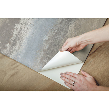 York Wallcoverings RoomMates Oxidized Metal Grey Peel and Stick Wallpaper Transitional Global Greys  Wallpaper - RMK11345WP