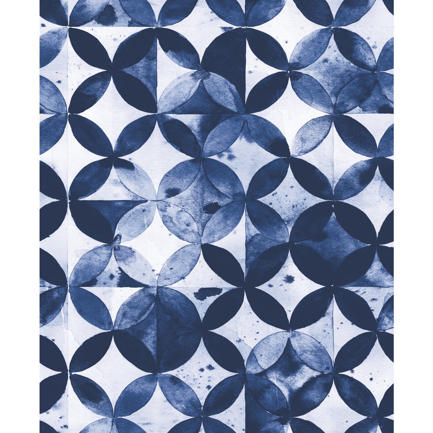 York Wallcoverings RoomMates Paul Brent Moroccan Tile Blue Peel and Stick Wallpaper Modern Travel Blues  Wallpaper - RMK11354RL (Discontinued)