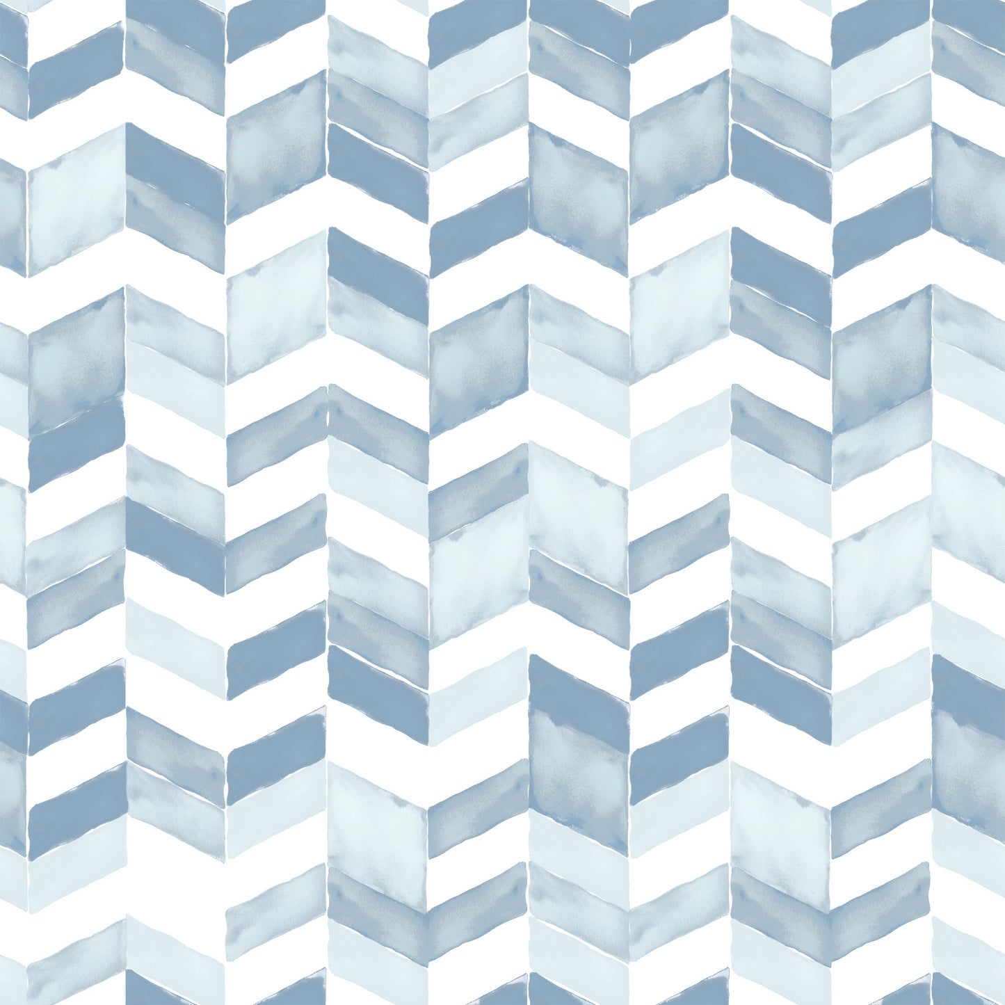 York Wallcoverings RoomMates Paul Brent Watercolor Chevron Blue Peel and Stick Wallpaper Modern Global Blues  Wallpaper - RMK11357RL (Discontinued)