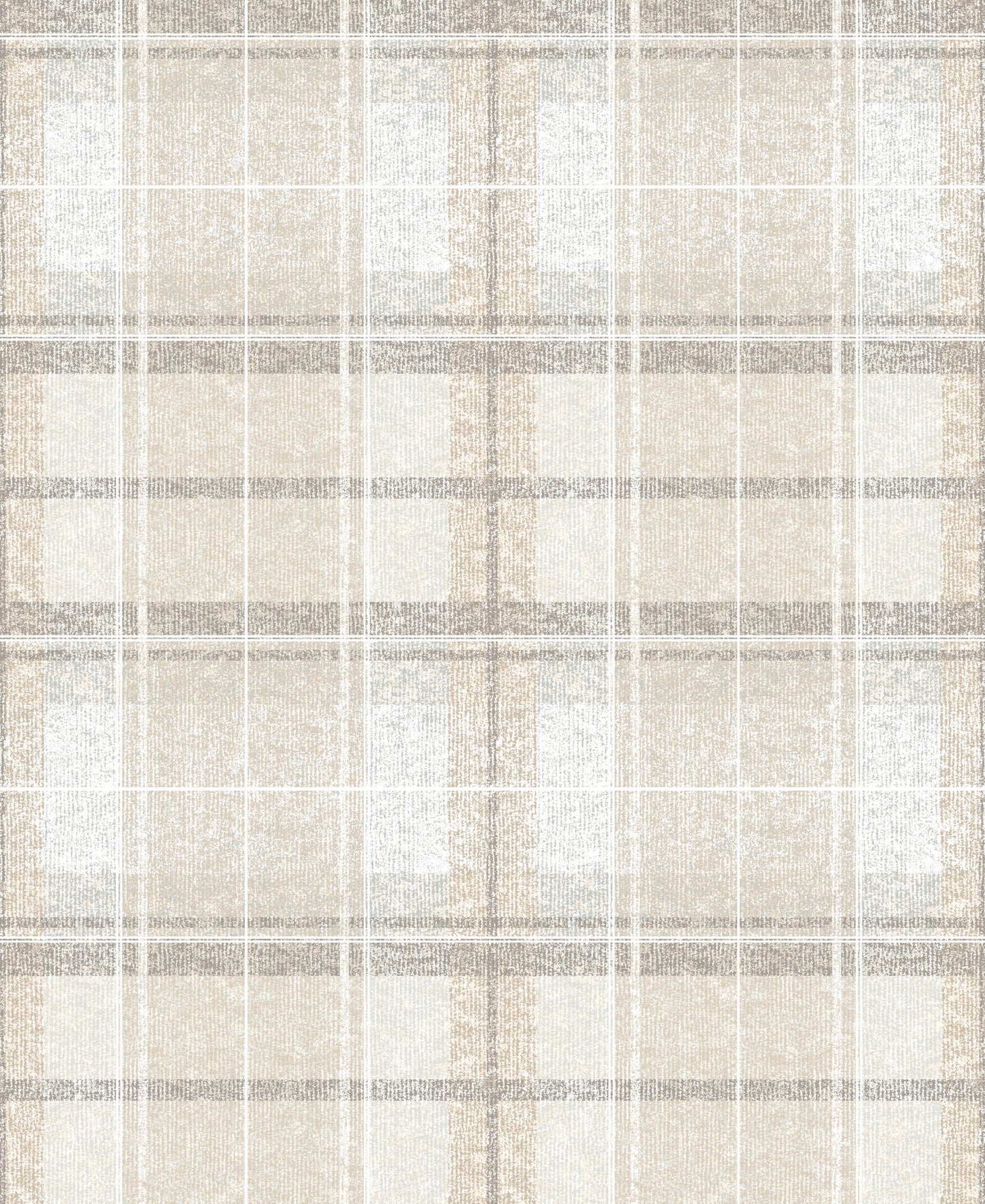 York Wallcoverings RoomMates Tweed Plaid Beige Peel and Stick Wallpaper Traditional Global Neutrals  Wallpaper - RMK11395RL