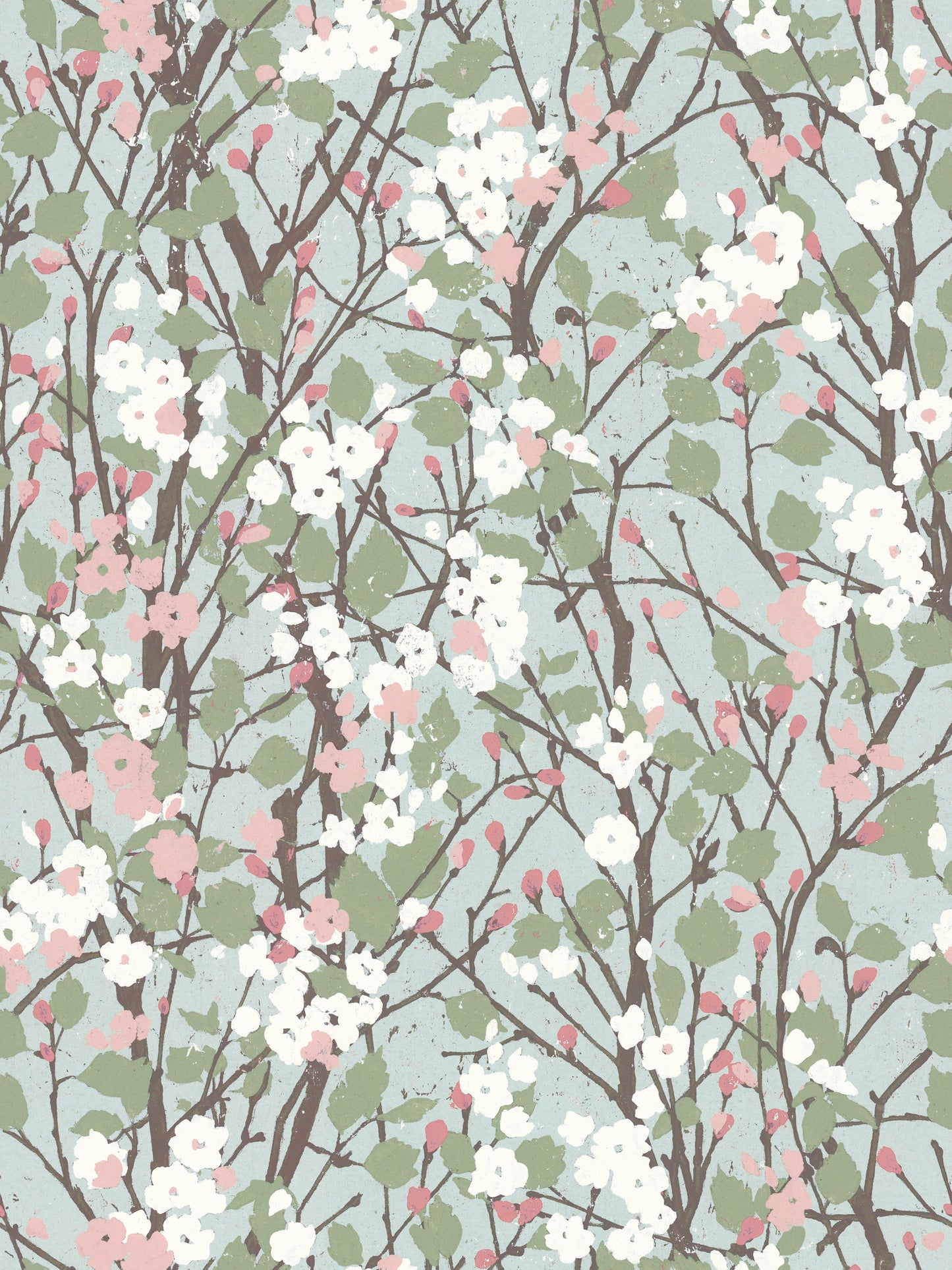 York Wallcoverings RoomMates Willow Branch Blue Peel and Stick Wallpaper Modern Botanical Multicolor  Wallpaper - RMK11423RL