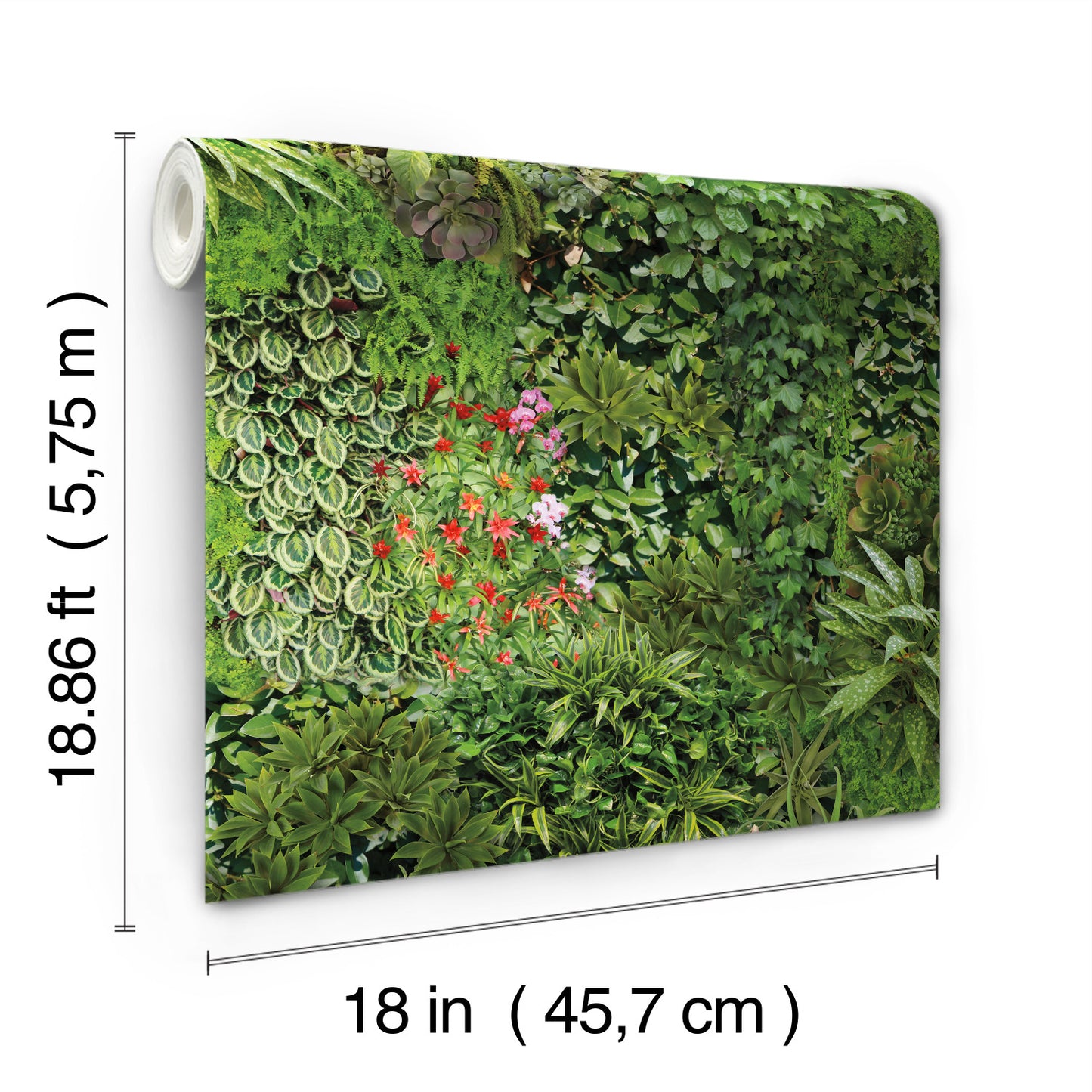 York Wallcoverings RoomMates Living Wall Green Peel and Stick Wallpaper Modern Nature Greens  Wallpaper - RMK11567RL