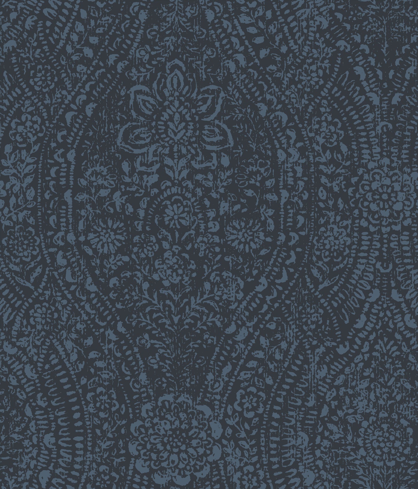 York Wallcoverings RoomMates Ornate Ogee Blue Peel and Stick Wallpaper Glam Global Blues  Wallpaper - RMK11569WP