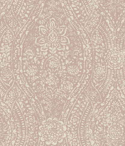York Wallcoverings RoomMates Ornate Ogee Pink Peel and Stick Wallpaper Glam Global Pinks  Wallpaper - RMK11571WP