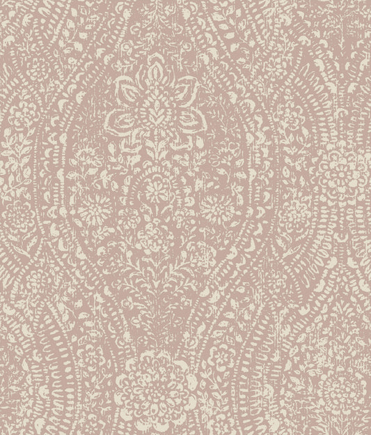 York Wallcoverings RoomMates Ornate Ogee Pink Peel and Stick Wallpaper Glam Global Pinks  Wallpaper - RMK11571WP