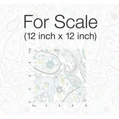 York Wallcoverings RoomMates Paisley Prince Grey Peel and Stick Wallpaper Modern Global Greys  Wallpaper - RMK11583RL