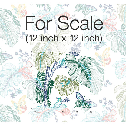 York Wallcoverings RoomMates Boho Palm Orange Peel and Stick Wallpaper Bohemian Botanical Oranges  Wallpaper - RMK11587RL