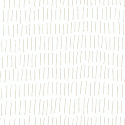 York Wallcoverings RoomMates Tick Marks Beige Peel and Stick Wallpaper Whimsical Global Neutrals  Wallpaper - RMK11613WP