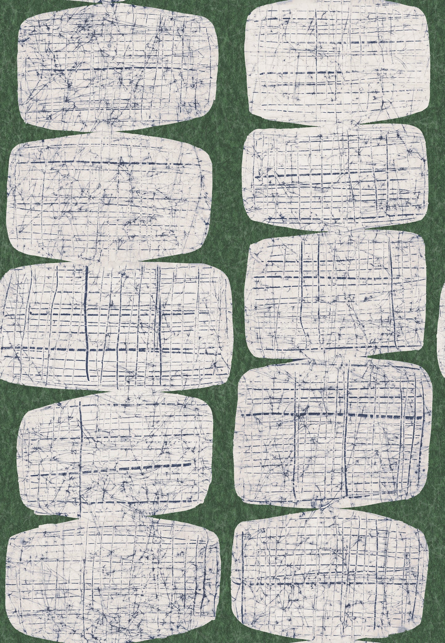 York Wallcoverings RoomMates Mid-Century Beads Green Peel and Stick Wallpaper Modern Abstract Greens  Wallpaper - RMK11619RL