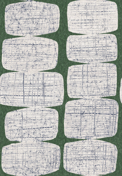 York Wallcoverings RoomMates Mid-Century Beads Green Peel and Stick Wallpaper Modern Abstract Greens  Wallpaper - RMK11619RL