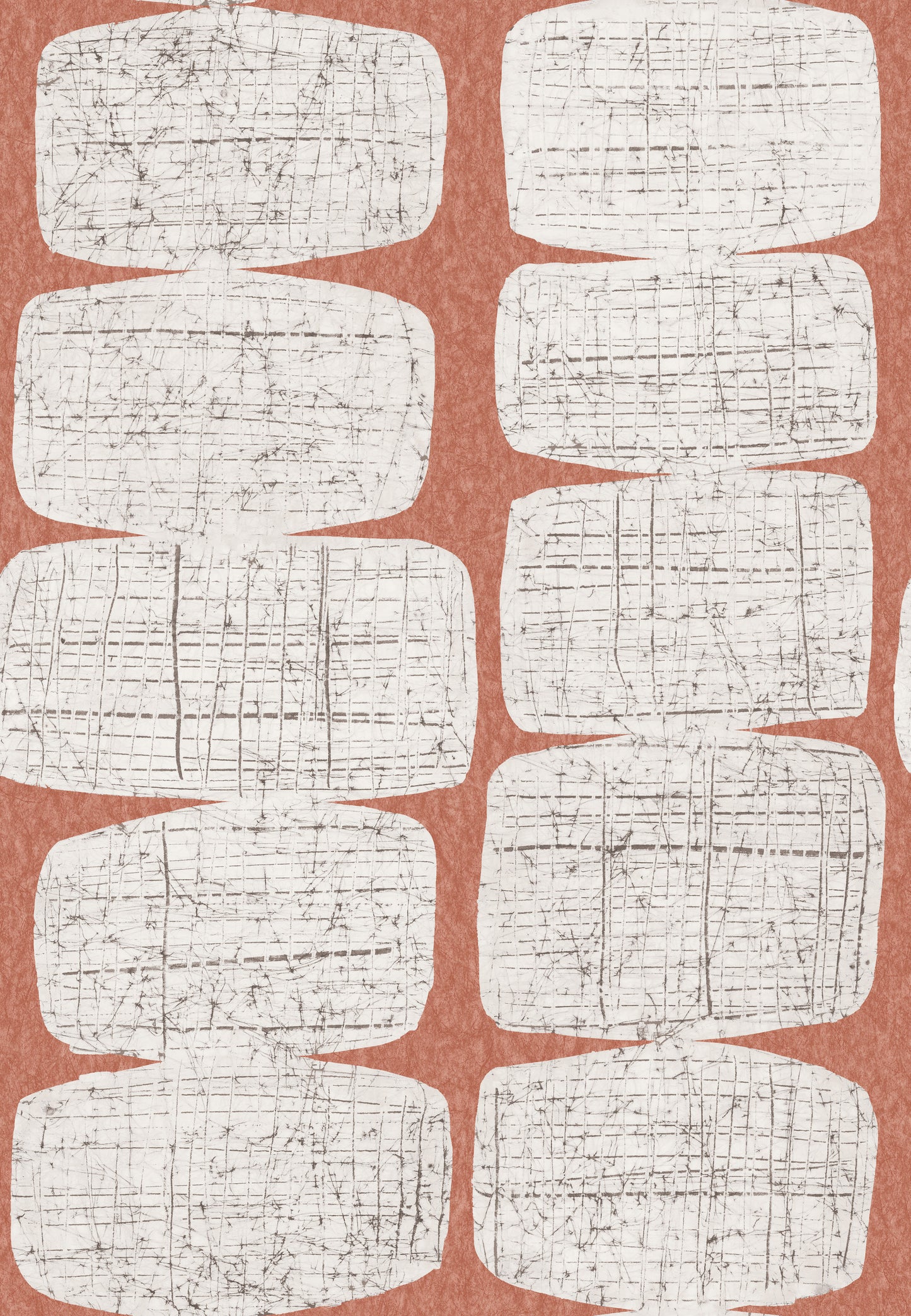 York Wallcoverings RoomMates Mid-Century Beads Orange Peel and Stick Wallpaper Modern Abstract Oranges  Wallpaper - RMK11620RL