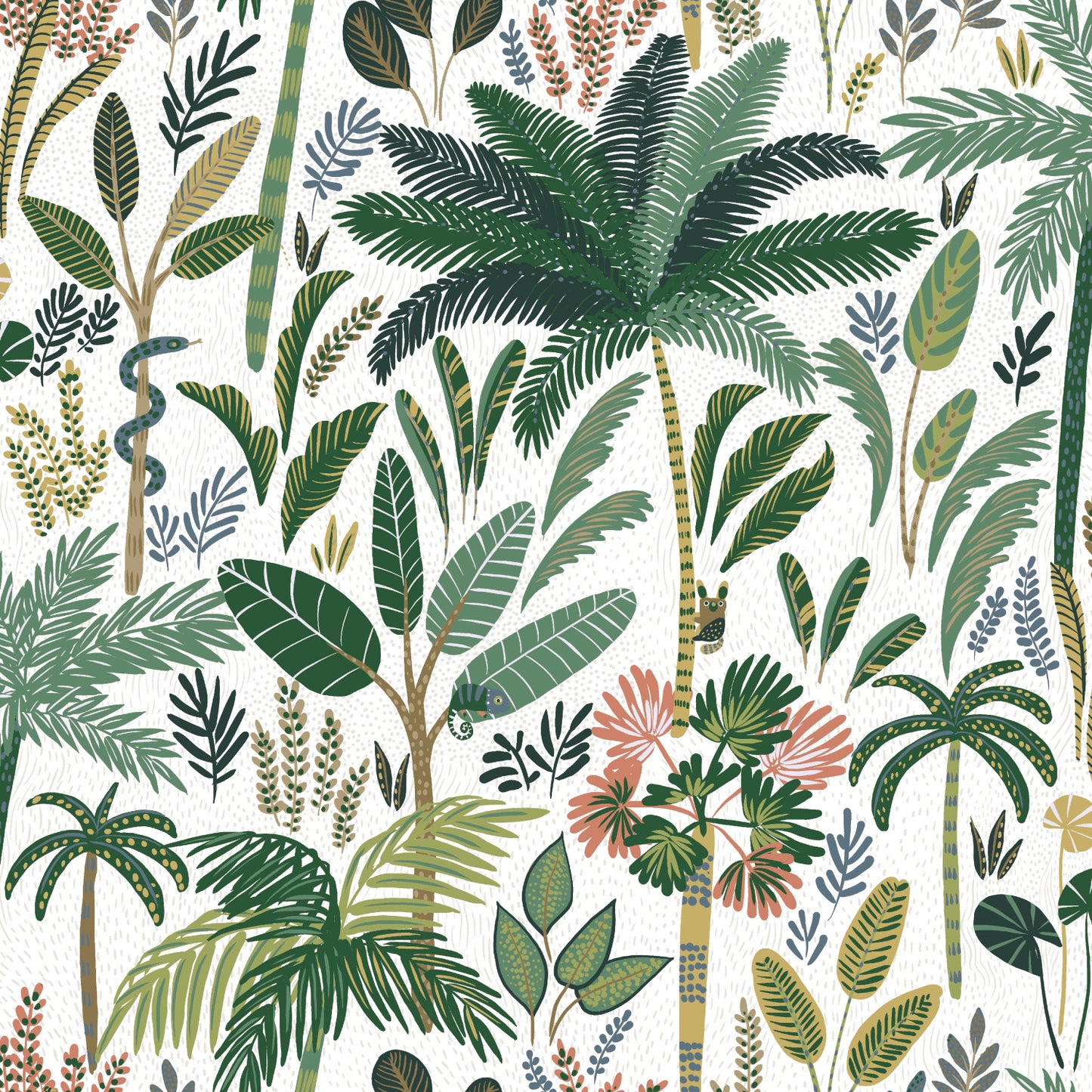 York Wallcoverings RoomMates Tropical Eden Green Peel and Stick Wallpaper Tropical Botanical Greens  Wallpaper - RMK11640RL