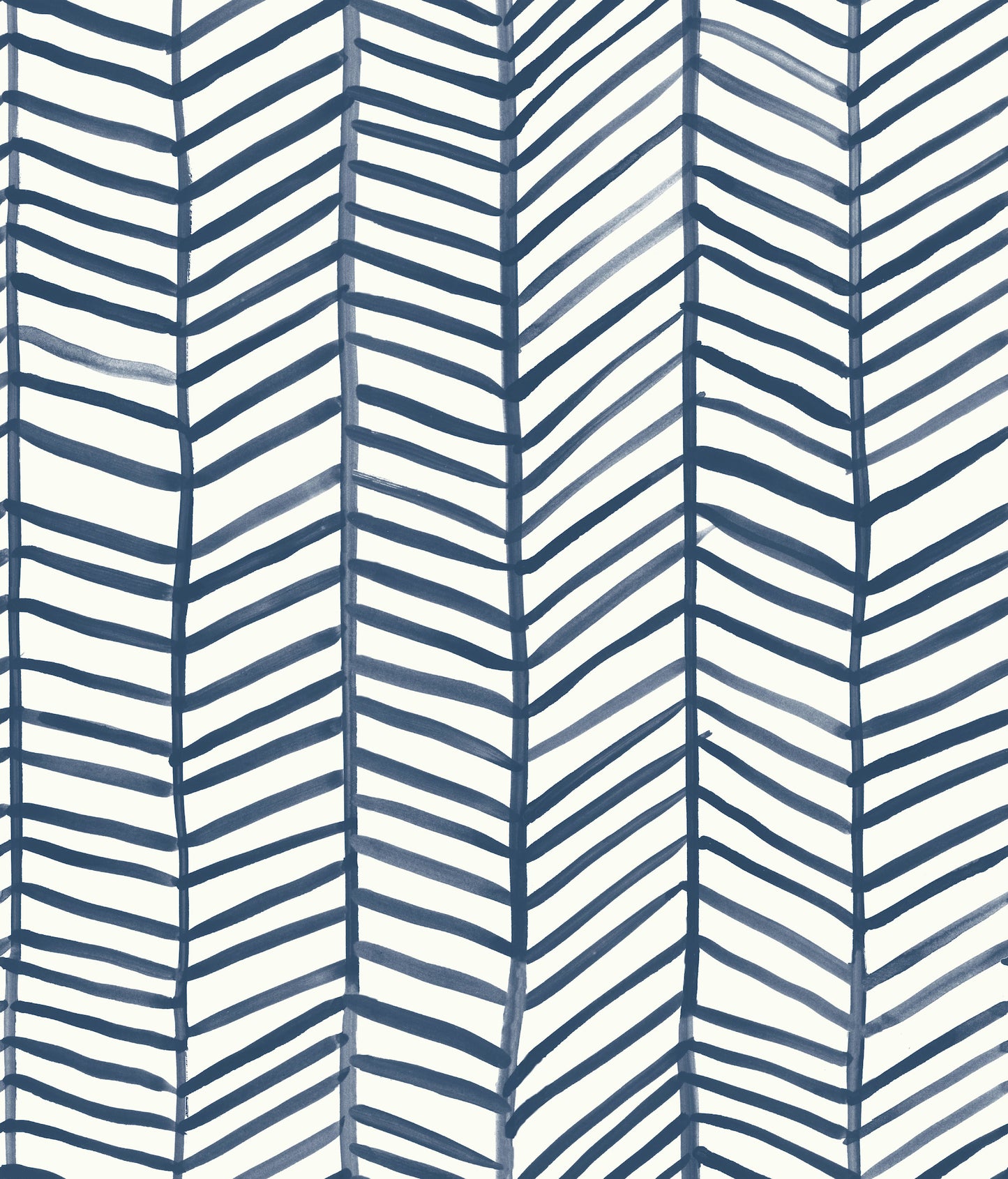 York Wallcoverings RoomMates Cat Coquillette Herringbone Navy Peel and Stick Wallpaper Traditional Global Blues  Wallpaper - RMK11646WP