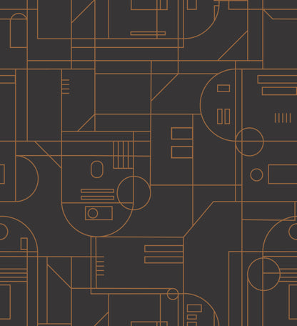 York Wallcoverings RoomMates Star Wars R2D2 Geometric Yellow Peel and Stick Wallpaper Whimsical Licensed Yellows  Wallpaper - RMK11784RL