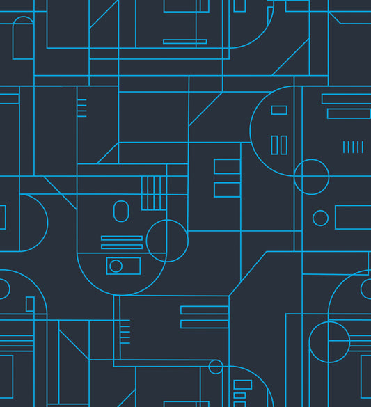 York Wallcoverings RoomMates Star Wars R2D2 Geometric Navy Peel and Stick Wallpaper Whimsical Licensed Blues  Wallpaper - RMK11785RL