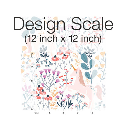 York Wallcoverings RoomMates Unicorn Paradise Pink Peel and Stick Wallpaper Kids Fairy Tales and Fantasy Pinks  Wallpaper - RMK11794RL