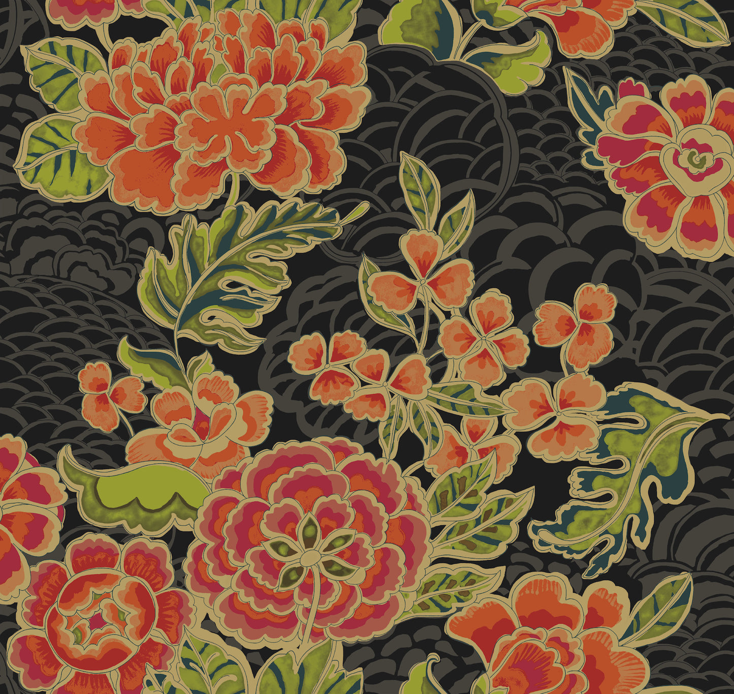 York Wallcoverings RoomMates Zen Garden Pink Peel and Stick Wallpaper Modern Zen Pinks  Wallpaper - RMK11856RL