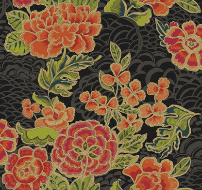 York Wallcoverings RoomMates Zen Garden Pink Peel and Stick Wallpaper Modern Zen Pinks  Wallpaper - RMK11856RL