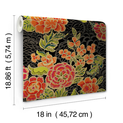 York Wallcoverings RoomMates Zen Garden Pink Peel and Stick Wallpaper Modern Zen Pinks  Wallpaper - RMK11856RL