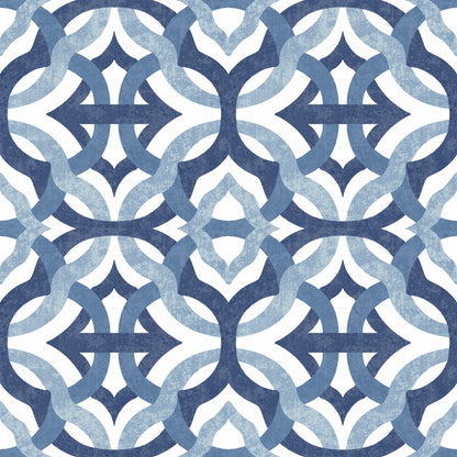 York Wallcoverings RoomMates Tipton Blue Peel and Stick Wallpaper Modern Abstract Blues  Wallpaper - RMK11866RL