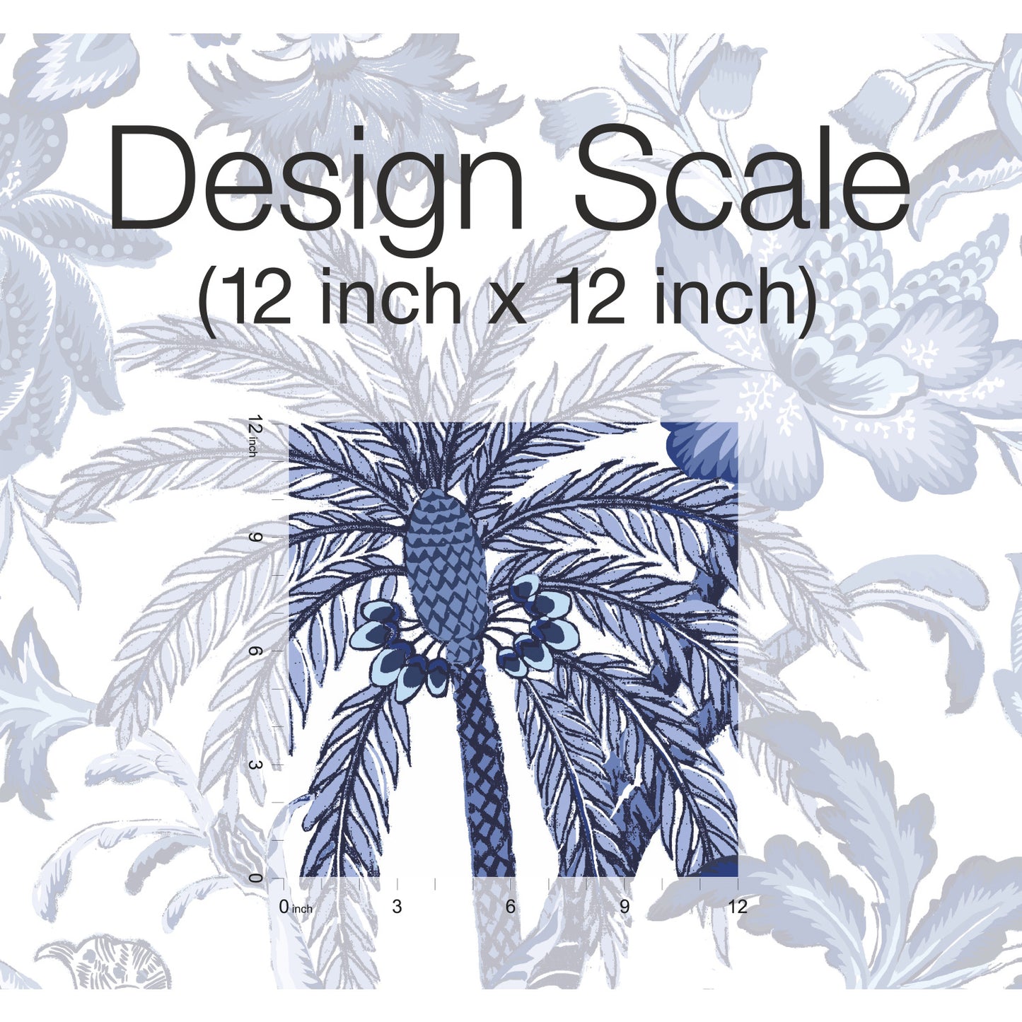 York Wallcoverings RoomMates Exotic Curiosity Blue Peel and Stick Wallpaper Modern Botanical Blues  Wallpaper - RMK11881RL