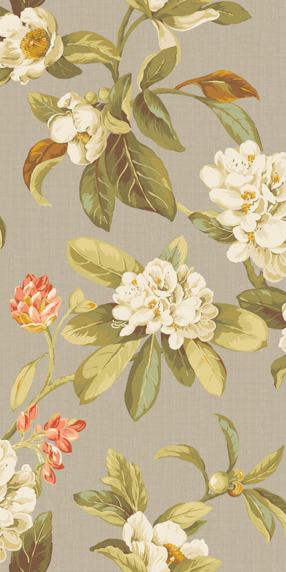 York Wallcoverings RoomMates Live Artfully Taupe Peel and Stick Wallpaper Traditional Nature Neutrals  Wallpaper - RMK11883RL