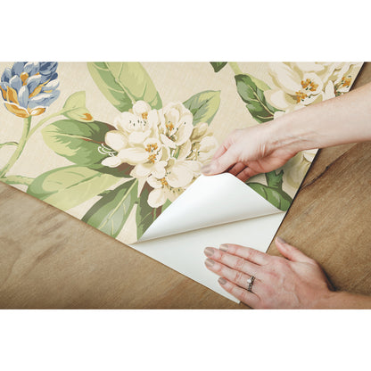 York Wallcoverings RoomMates Live Artfully Green Peel and Stick Wallpaper Traditional Nature Greens  Wallpaper - RMK11884RL