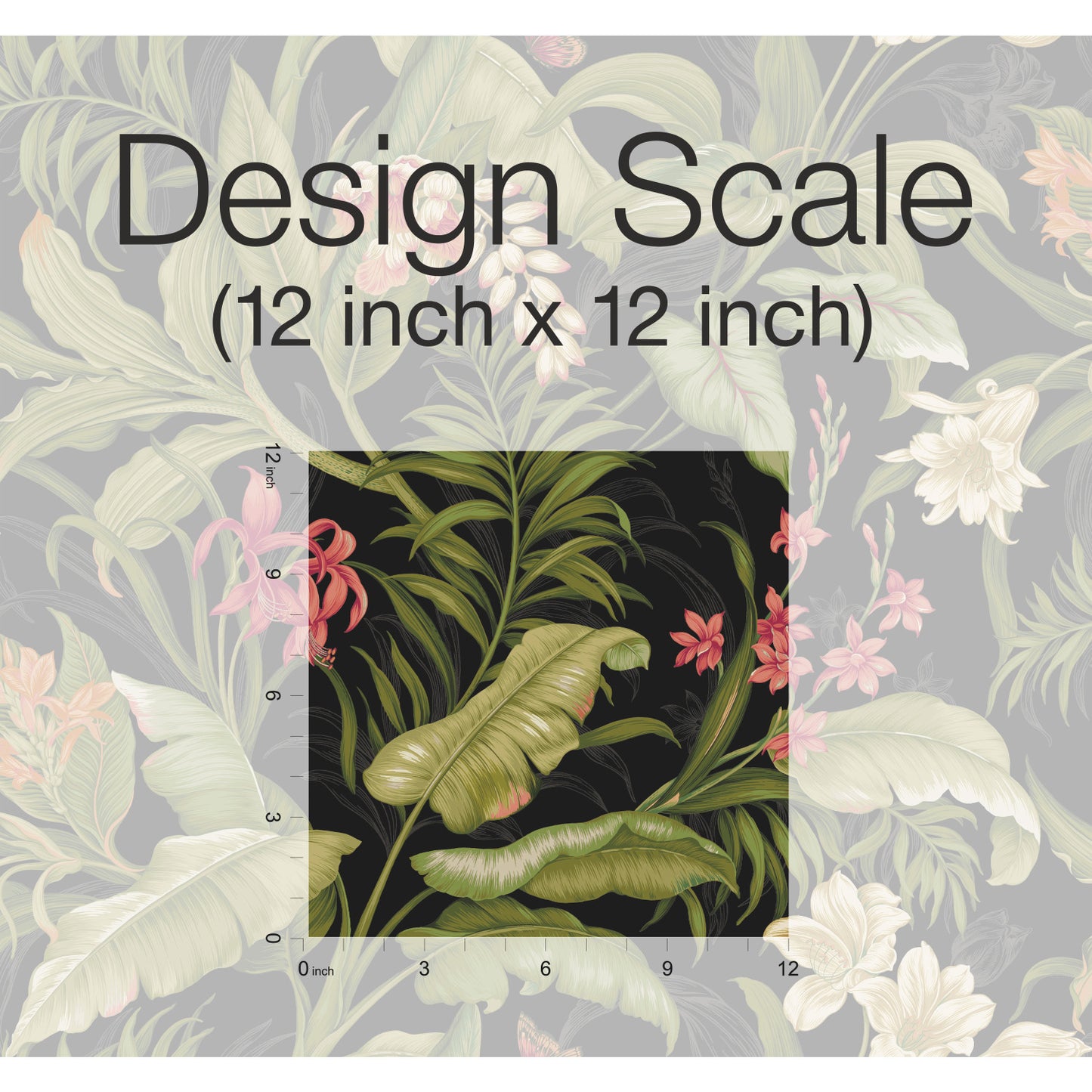 York Wallcoverings RoomMates Wailea Coast Green Peel and Stick Wallpaper Modern Botanical Greens  Wallpaper - RMK11894RL