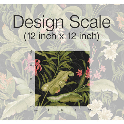 York Wallcoverings RoomMates Wailea Coast Green Peel and Stick Wallpaper Modern Botanical Greens  Wallpaper - RMK11894RL