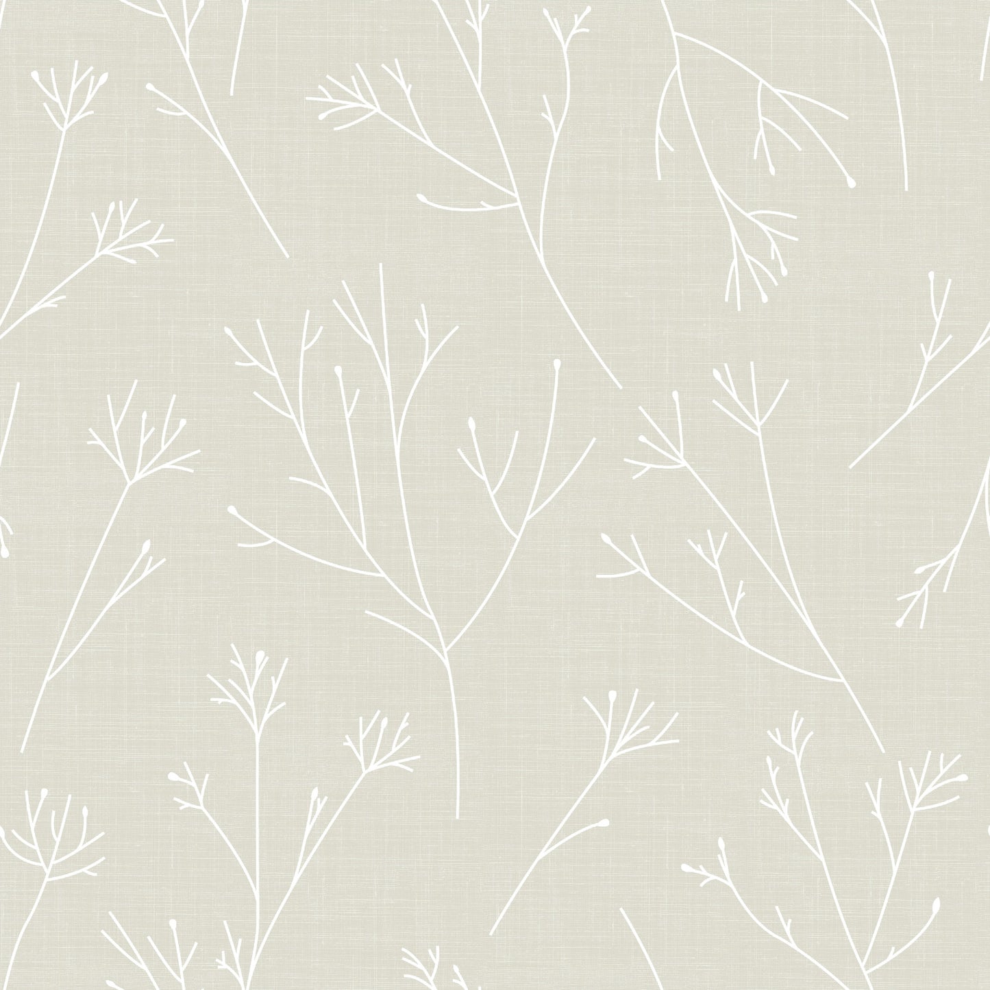 York Wallcoverings RoomMates Twigs Beige Peel and Stick Wallpaper Modern Woods and Forests Neutrals  Wallpaper - RMK11968WP
