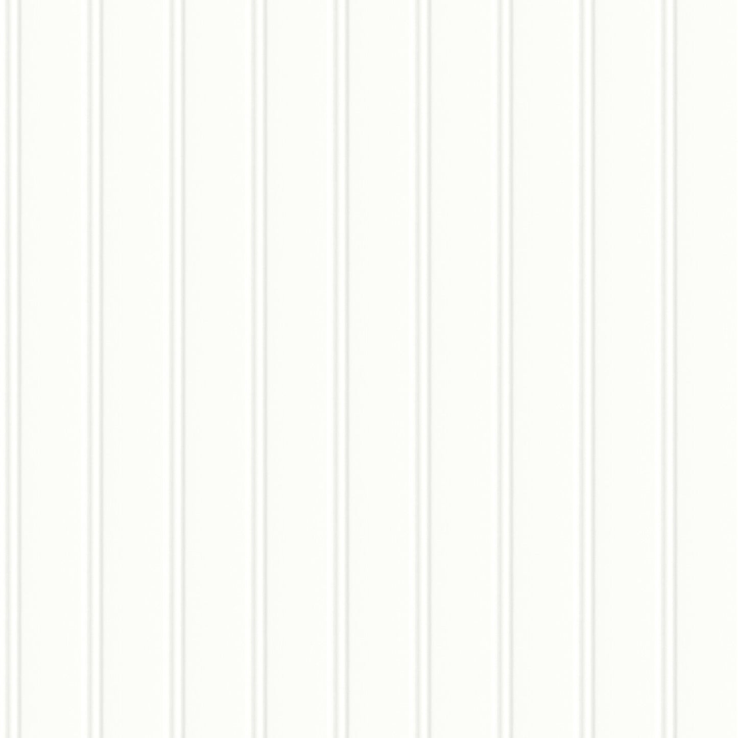 York Wallcoverings RoomMates Beadboard White Peel and Stick Wallpaper Farmhouse Global Whites and Off-Whites  Wallpaper - RMK11994WP