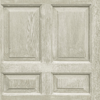 York Wallcoverings RoomMates Beveled Wood Paneling Beige Peel and Stick Wallpaper Vintage Global Browns  Wallpaper - RMK12003WP