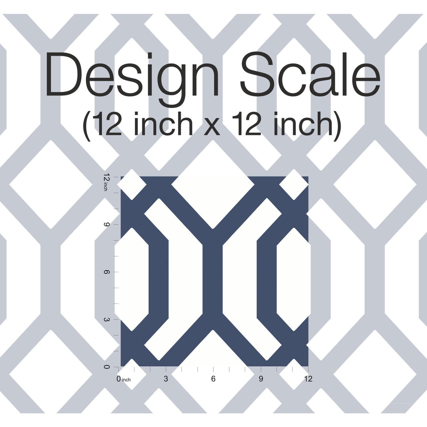 York Wallcoverings RoomMates Gazebo Lattice Navy Peel and Stick Wallpaper Traditional Global Blues  Wallpaper - RMK12015WP