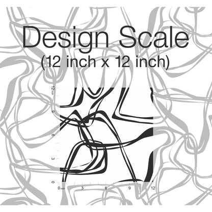 York Wallcoverings RoomMates Ribbon Trail Black Peel and Stick Wallpaper Modern Global Blacks  Wallpaper - RMK12097RL (DISCONTINUED PATTERN)