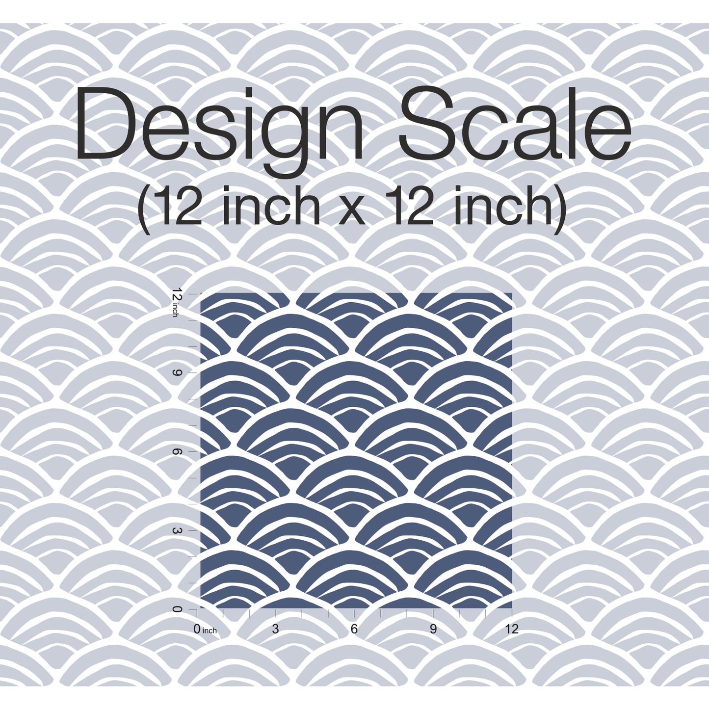 York Wallcoverings RoomMates Coastal Scallop Blue Peel and Stick Wallpaper Coastal Travel Blues  Wallpaper - RMK12101RL (DISCONTINUED PATTERN)