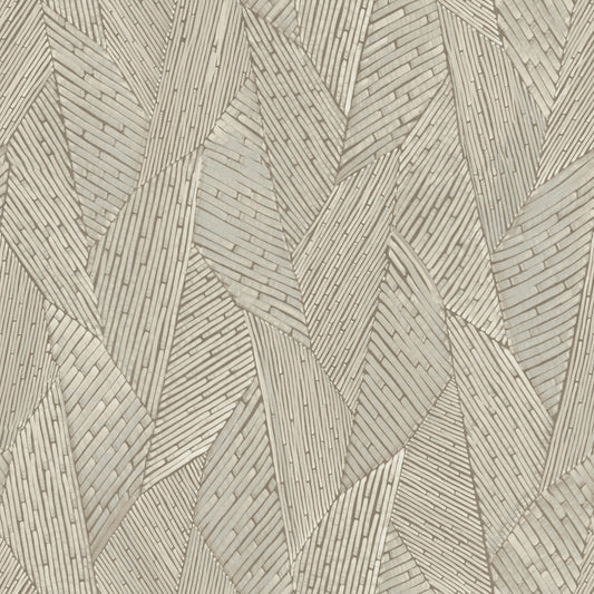 York Wallcoverings RoomMates Woven Reed Stitch Brown Peel and Stick Wallpaper Transitional Abstract Browns  Wallpaper - RMK12111WP