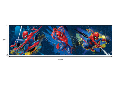 York Wallcoverings RoomMates Marvel Spider-Man  Peel and Stick Border Kids Licensed Multicolor  Wallpaper - RMK12128BD