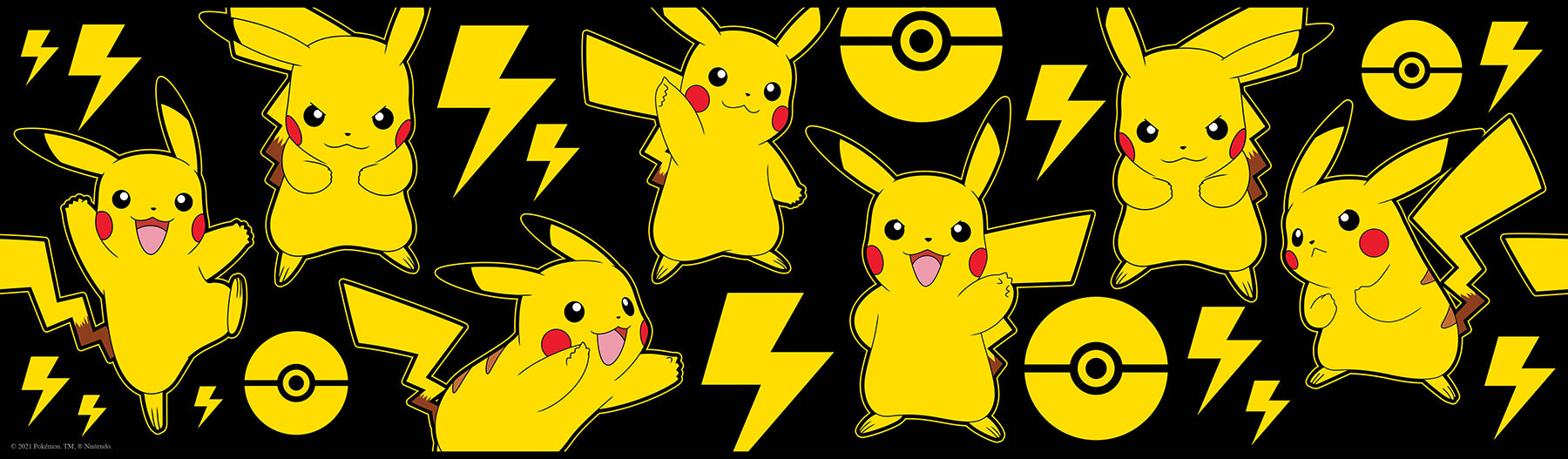 York Wallcoverings RoomMates Poke?mon Pikachu Peel and Stick Border Ki ...