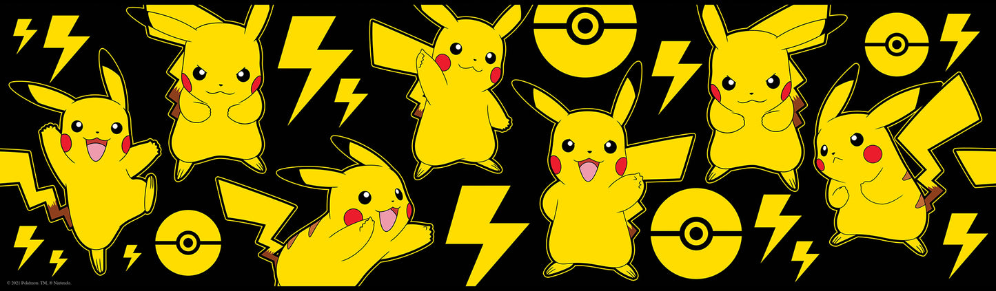 York Wallcoverings RoomMates Poke?mon Pikachu Peel and Stick Border Kids Licensed Yellows  Wallpaper - RMK12131BD